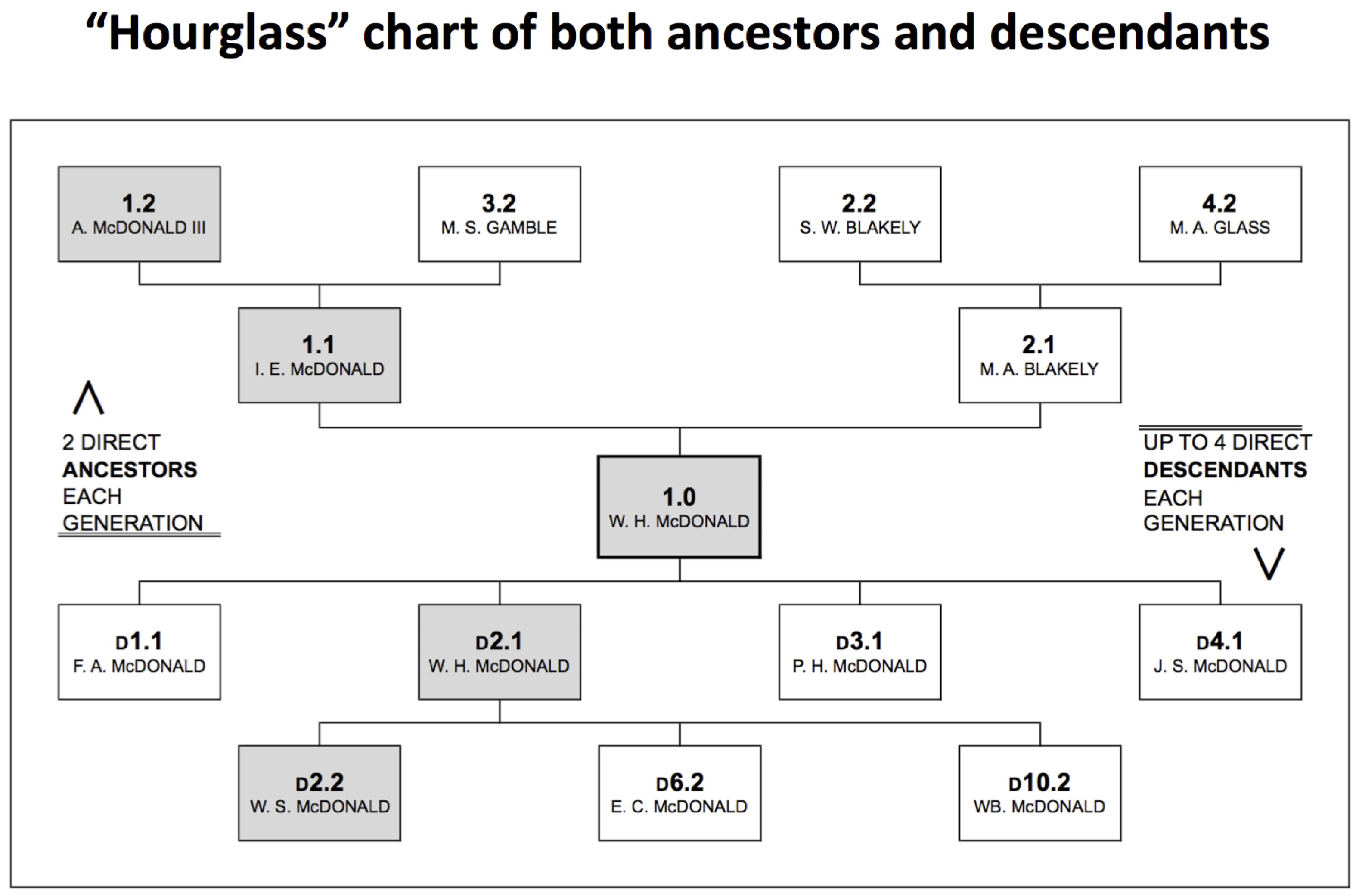 Pedigree Chart Numbering System